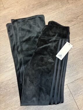 Youth Adidas Black Suede Joggers NWT